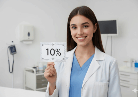 Скидка 10% на первичный прием